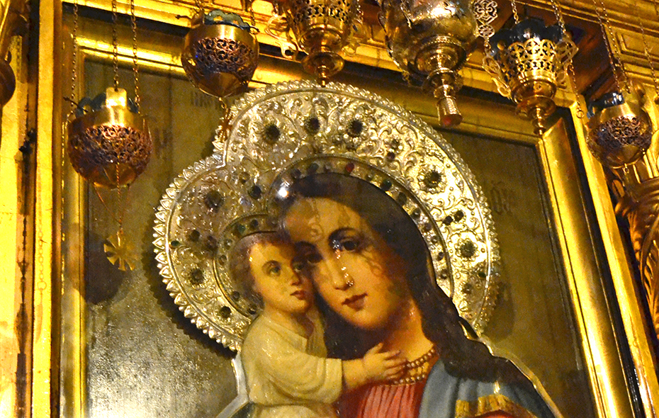 Икона Божией Матери «Взыскание погибших», Богоявленский Елоховский собор, Москва.