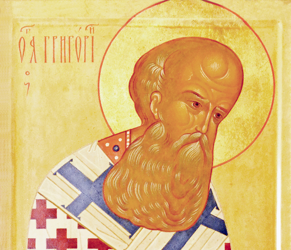 Святитель Григорий Богослов, икона собора свт. Петра в Высоко-Петровском монастыре, Москва.