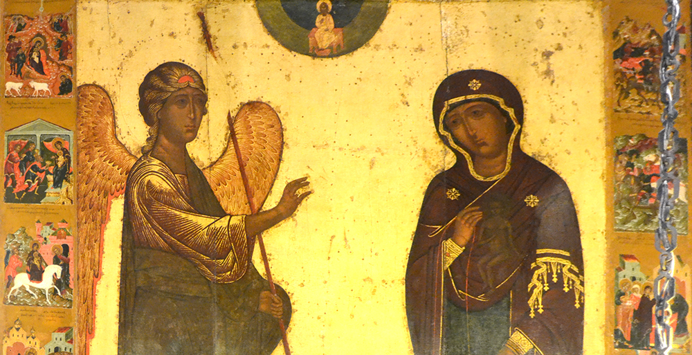 Благовещение Пресвятой Богородицы, икона иконостаса Благовещенского собора в Московском Кремле.