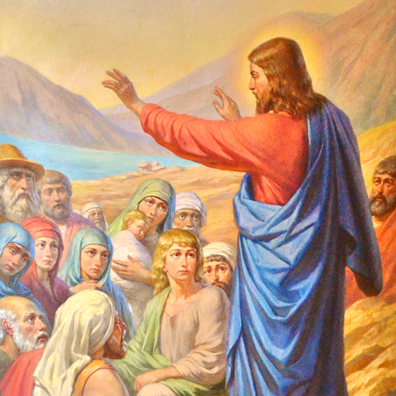 Иисус с учениками. Фреска храма священномученика Антипы на Колымажном дворе.