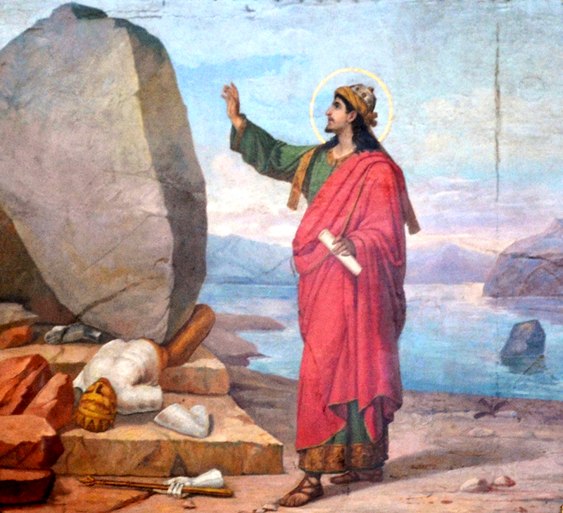 Пророк Даниил, фреска Иоанно-Предтеченского монастыря, Москва.