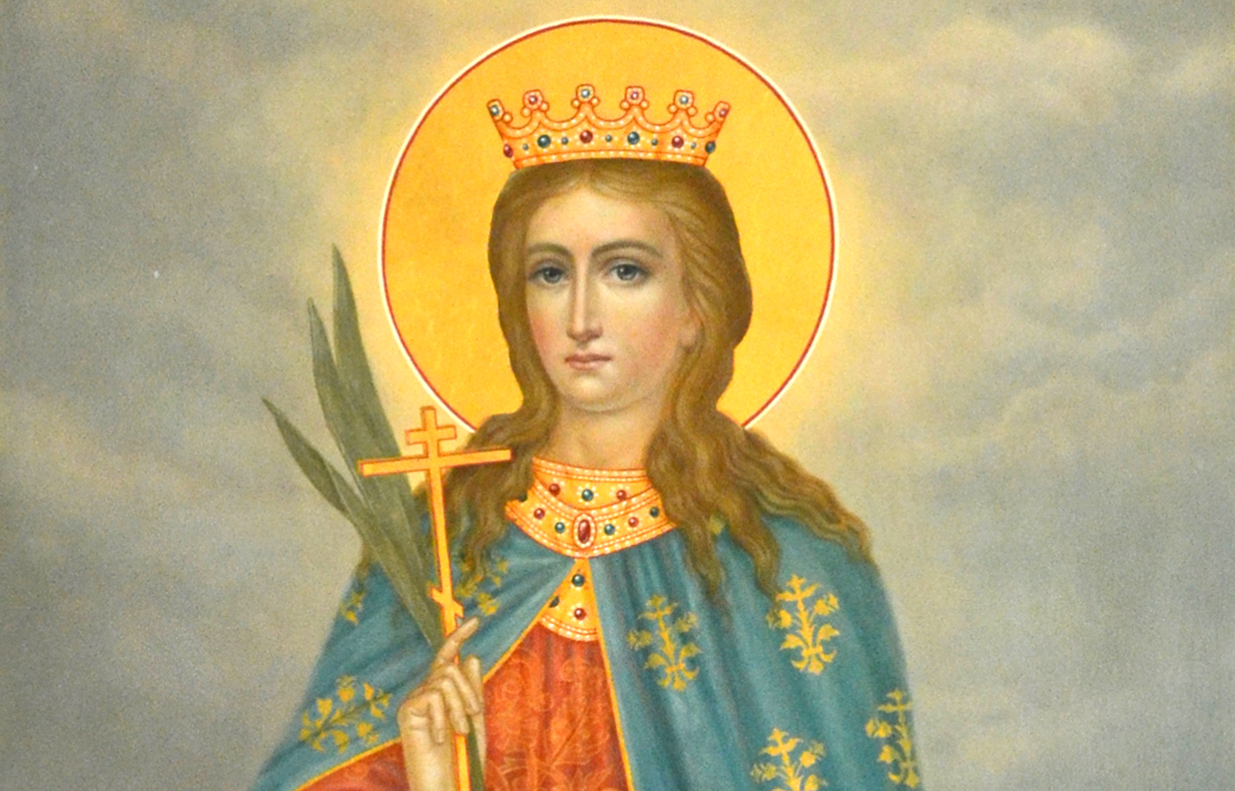 Вмч. Екатерина, икона храма вмч. Ирины в Покровском, Москва.